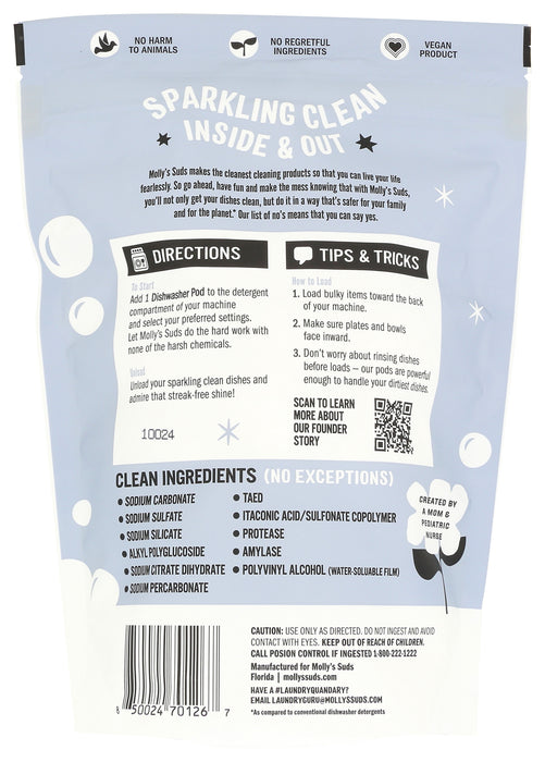 Dishwasher Pods, Unscented, 60 ct