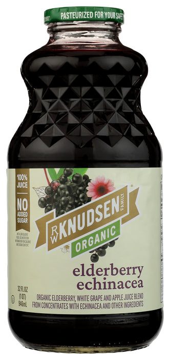Elderberry Echinacea Juice, Org, 32 fl oz