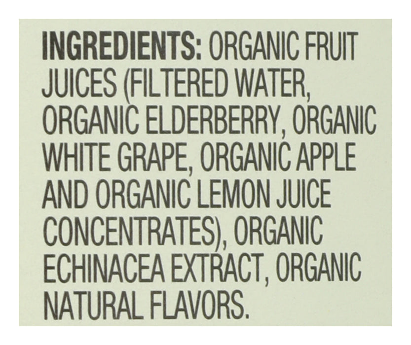 Elderberry Echinacea Juice, Org, 32 fl oz