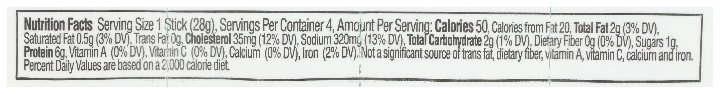 Chicken Snack Sticks, Sea Salt & Pepper, 4 oz