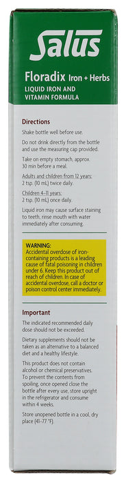 Floradix Iron + Herbs, 23 fl oz