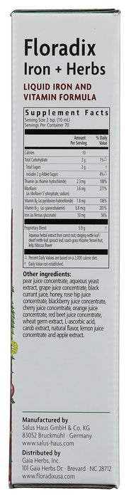 Floradix Iron + Herbs, 23 fl oz