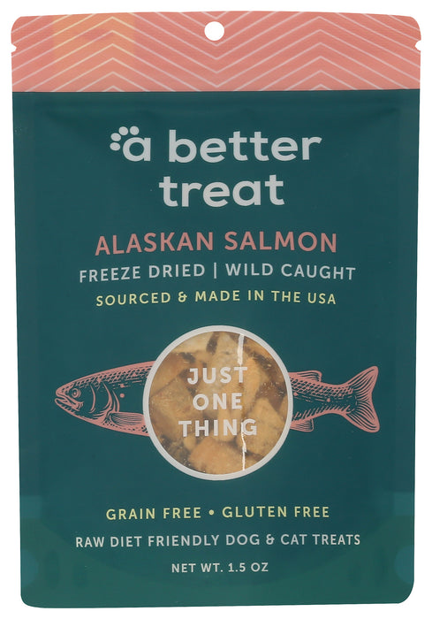 Freeze Dried Dog & Cat Treats, Salmon, 1.5 oz