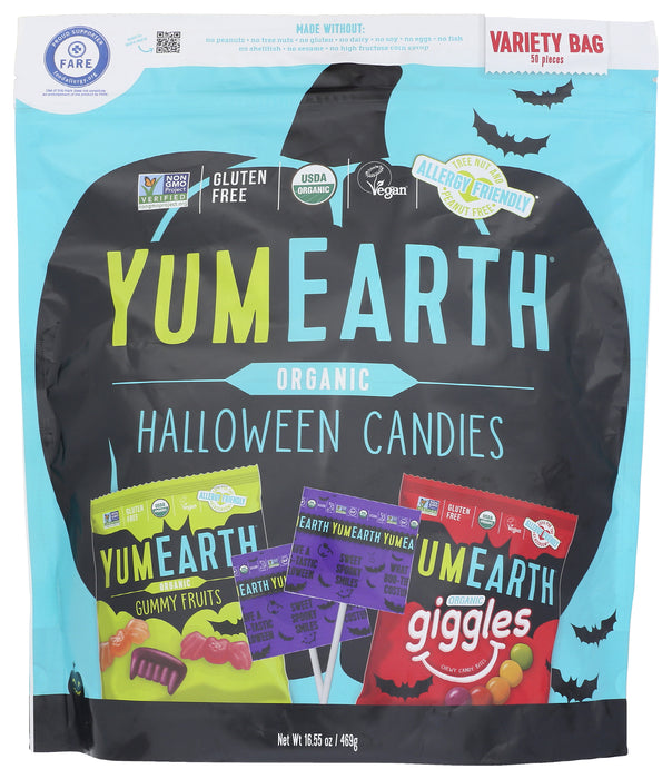 Halloween Candies, Assorted, Org, 50 ct