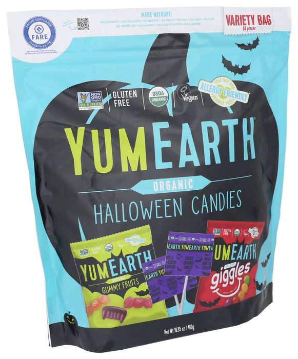 Halloween Candies, Assorted, Org, 50 ct