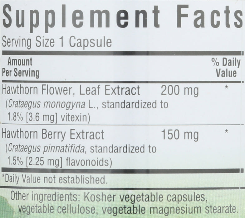 Hawthorn Herb Extract, 60 vcap