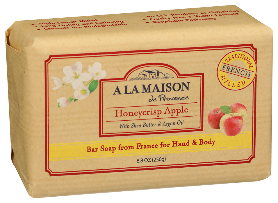 Honeycrisp Apple Shea Butter & Argan Oil Bar Soap, 8.8 oz