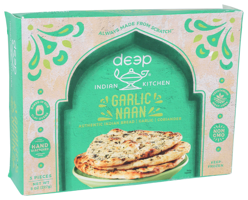 Garlic Naan Bread, 8 oz