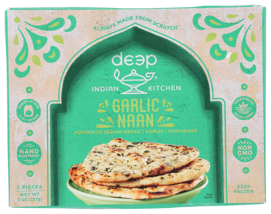 Garlic Naan Bread, 8 oz