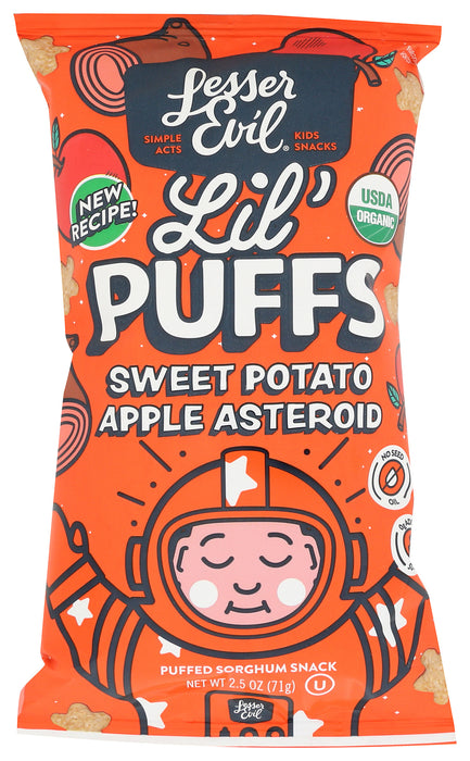 Lil Puffs, Sweet Potato Apple, Org, 2.5 oz