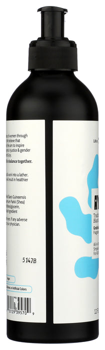 Liquid African Black Soap, Fragrance-Free, 12 fl oz