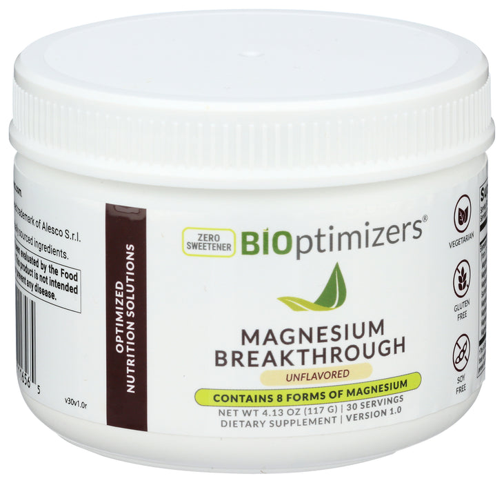 Magnesium Breakthrough, Unflavored, 4.1 oz/30 serv