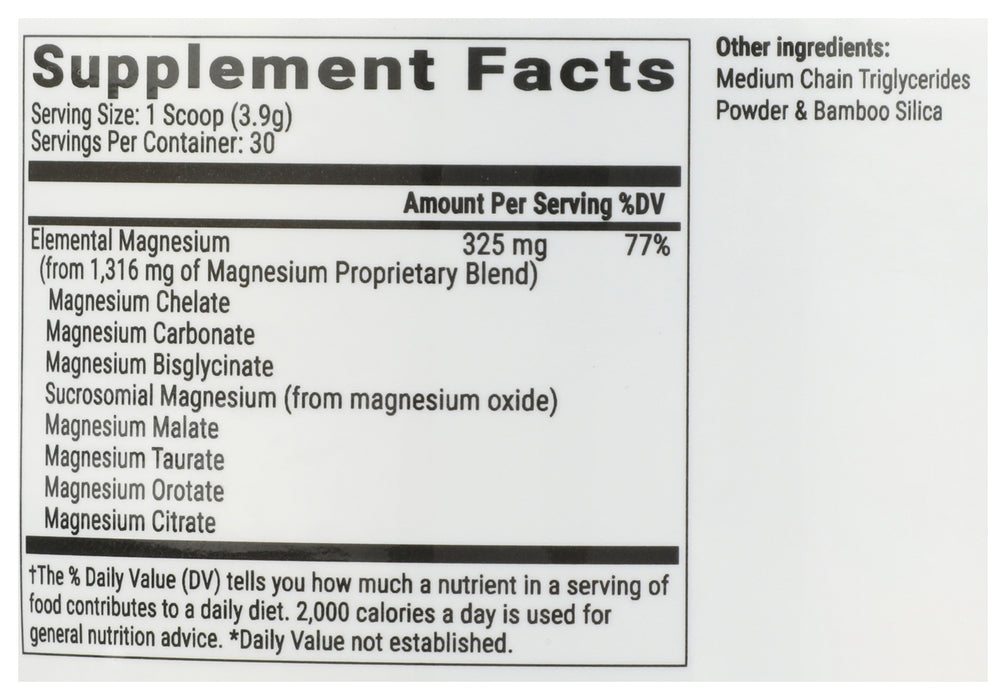 Magnesium Breakthrough, Unflavored, 4.1 oz/30 serv