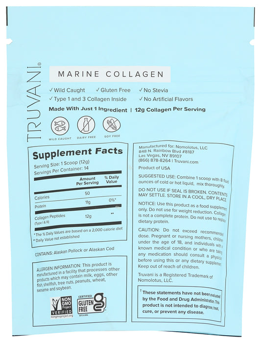 Marine Collagen, Unflavored, GF, 5.9 oz