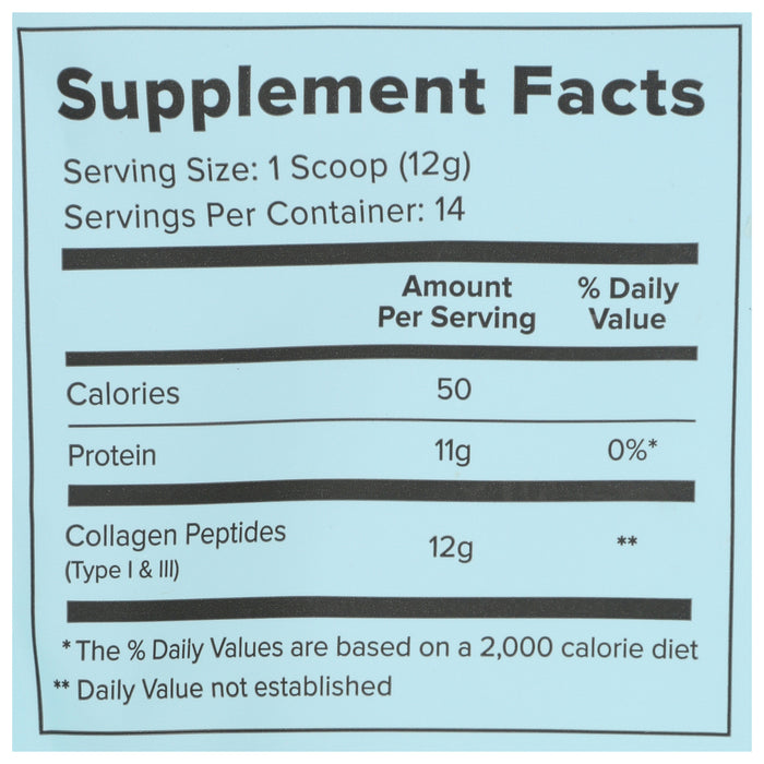 Marine Collagen, Unflavored, GF, 5.9 oz