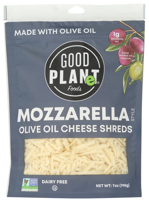 Mozzarella Olive Oil Cheese Shreds, V, 7 oz