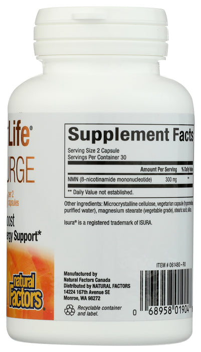 NMN Surge, 300mg, 60vcap