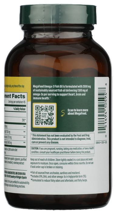 Omega-3 Fish Oil. 2000 mg, 90 sgels