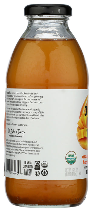 Orange Mango Herbal Fusion Tea, Org, 16 fl oz
