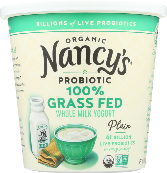Plain Grass-Fed Yogurt, Org, 24 oz