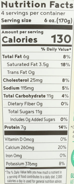 Plain Grass-Fed Yogurt, Org, 24 oz