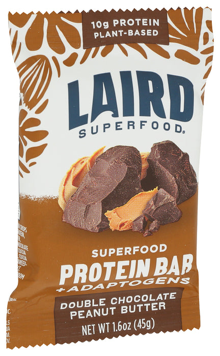 Protein & Adaptogen Bar, Double Chocolate + Peanut Butter, 1.6 oz