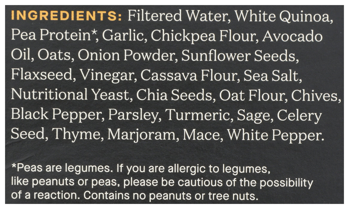 Protein Veggie Burger, Garlic & Herb, 8 oz