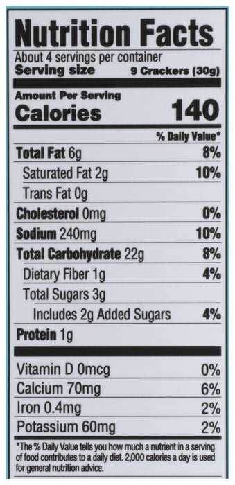 Real Thin Crackers, Sea Salt, 4 oz