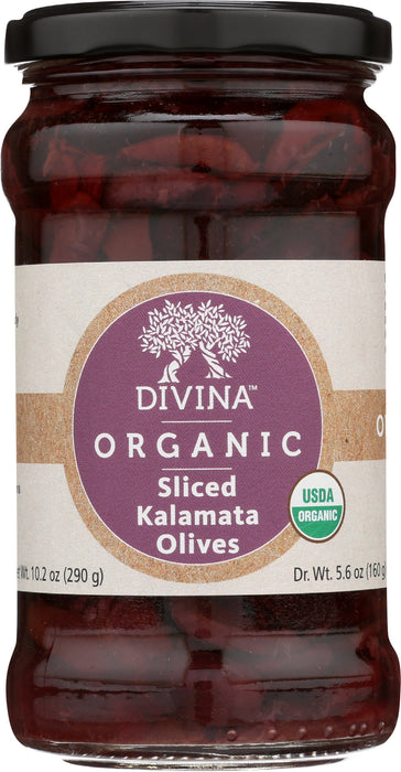 Sliced Kalamata Olives, Org, 5.6 oz