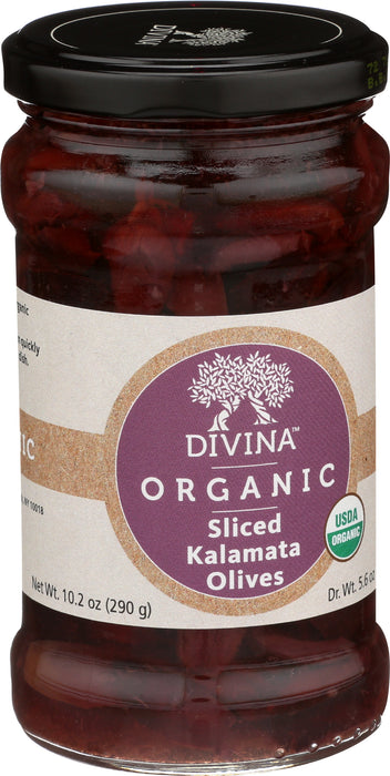 Sliced Kalamata Olives, Org, 5.6 oz
