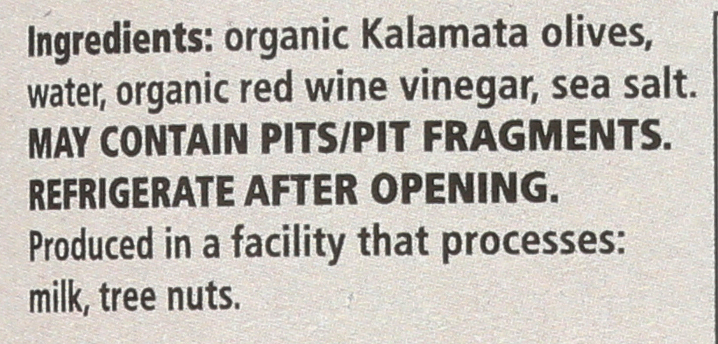 Sliced Kalamata Olives, Org, 5.6 oz