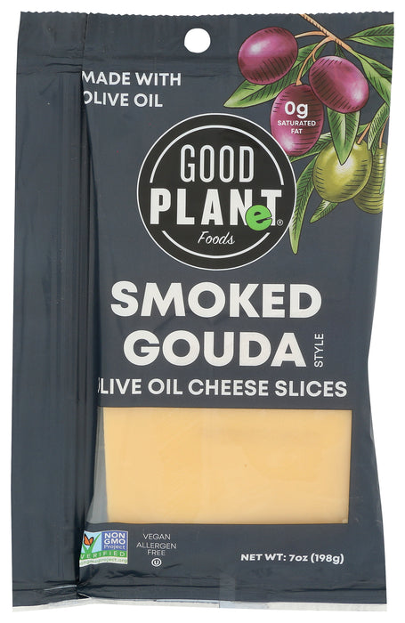 Smoked Gouda Olive Oil Cheese Slices, V, 7 oz