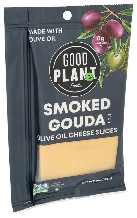 Smoked Gouda Olive Oil Cheese Slices, V, 7 oz