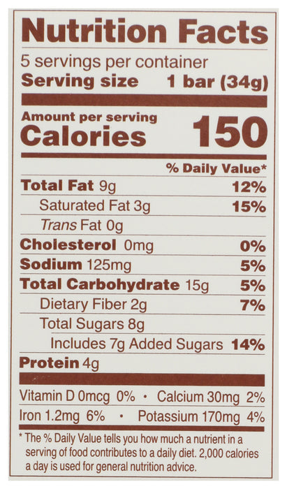 Soft Baked Bars, PB Chocolate Chip, 5 pk/5.99 oz