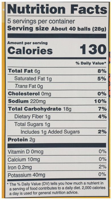 Spaceballs Snack, Real Organic Cheddar, Org, 5 oz