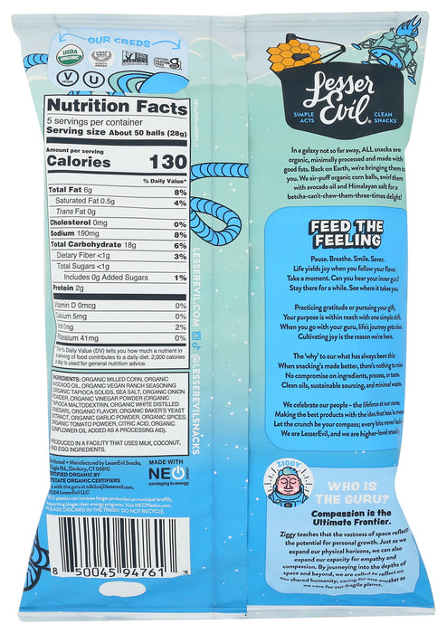 Spaceballs Snack, Rocketship Ranch, Org, 5 oz