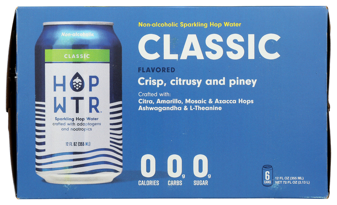 Sparkling Hop Water, Classic, NA, 6/12 fl oz
