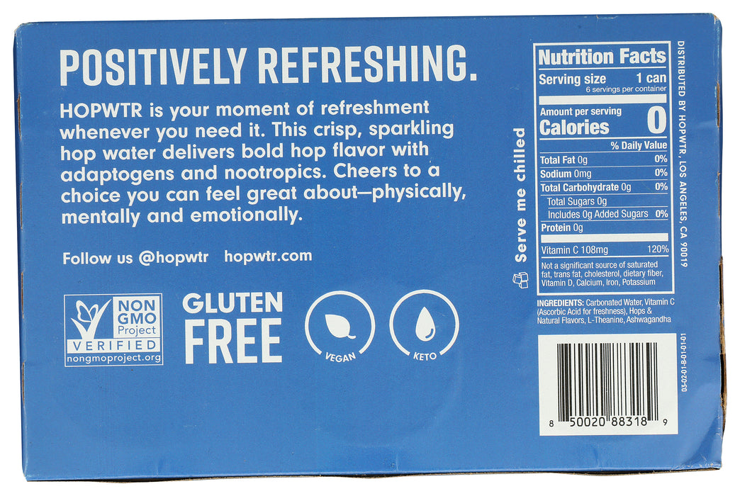 Sparkling Hop Water, Classic, NA, 6/12 fl oz