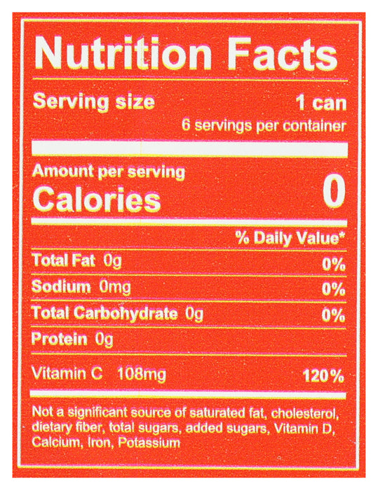 Sparkling Hop Water, Blood Orange, NA, 6/12 fl oz