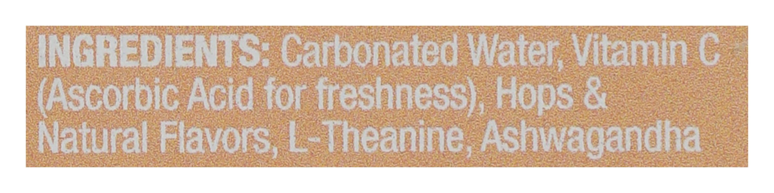 Sparkling Hop Water, Peach, NA, 6/12 fl oz