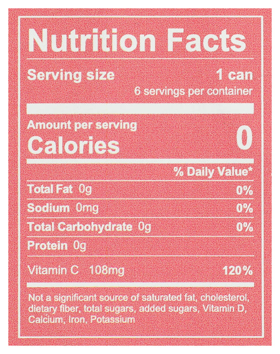 Sparkling Hop Water, Ruby Red Grapefruit, NA, 6/12 fl oz