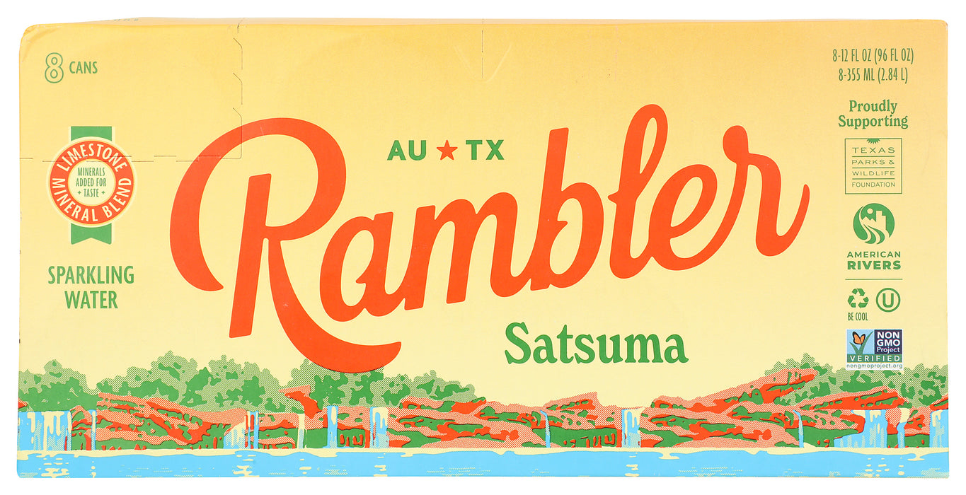 Sparkling Water, Satsuma, 8/12 fl oz