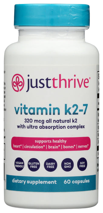 Vitamin K2-7, 320mcg, 60 vcap
