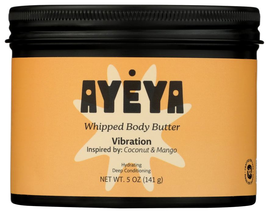 Whipped Body Butter, Coconut & Mango Vibration, 5 oz
