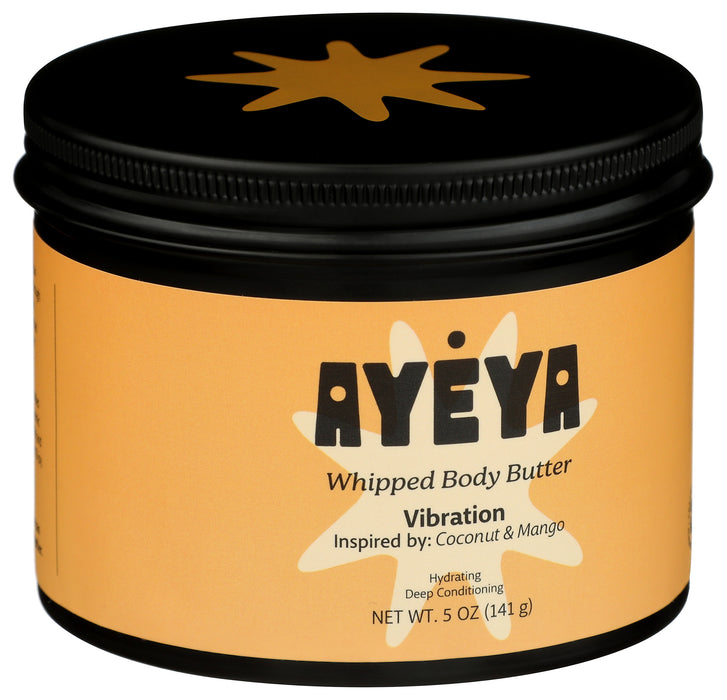 Whipped Body Butter, Coconut & Mango Vibration, 5 oz
