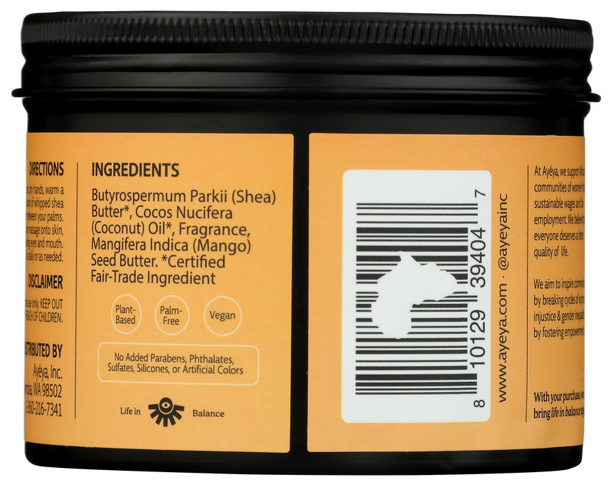 Whipped Body Butter, Coconut & Mango Vibration, 5 oz