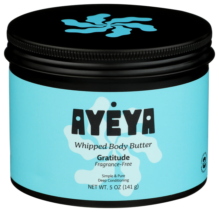 Whipped Body Butter, Fragrance-Free Gratitude, 5 oz