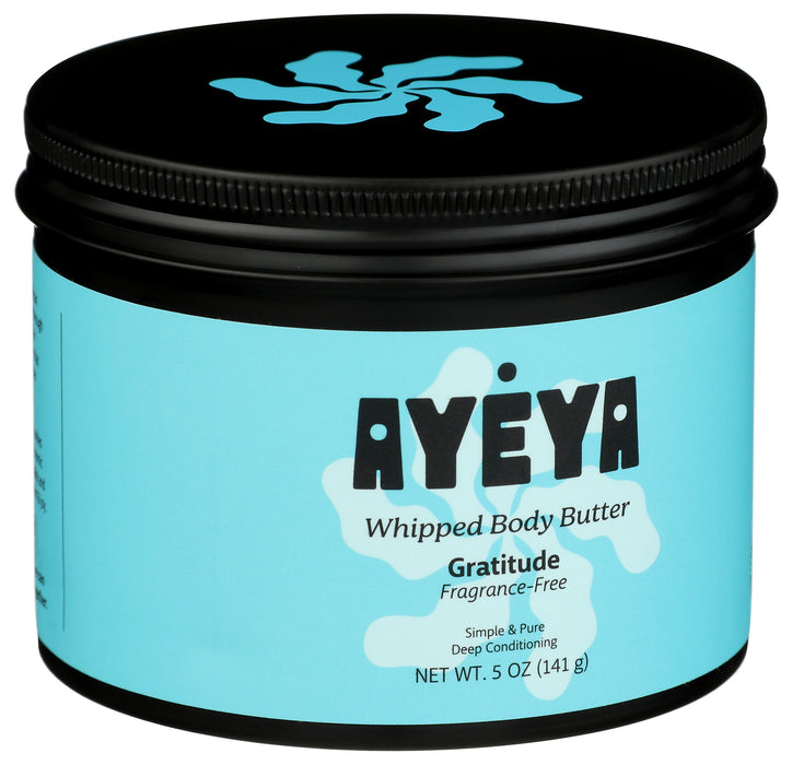 Whipped Body Butter, Fragrance-Free Gratitude, 5 oz