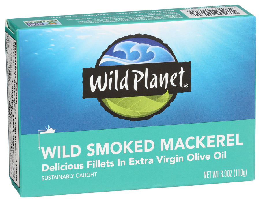 Wild Smoked Mackerel, 3.9 oz