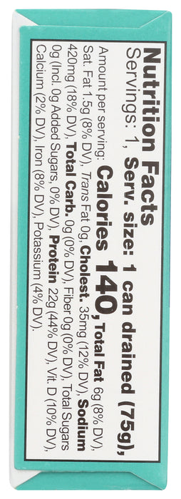 Wild Smoked Mackerel, 3.9 oz